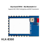 Hi-Link Dual Band WiFi 6 + BLE 5.4 Low Power Module, UART to Wireless Test Kit with AT Command & Transparent Transmission Mode