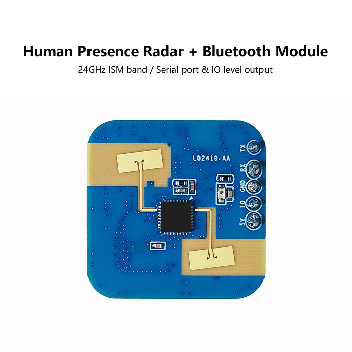 HI-LINK LD2410-AA 24GHz Human Presence Radar Sensor Module, Smart Induction Switch with Bluetooth