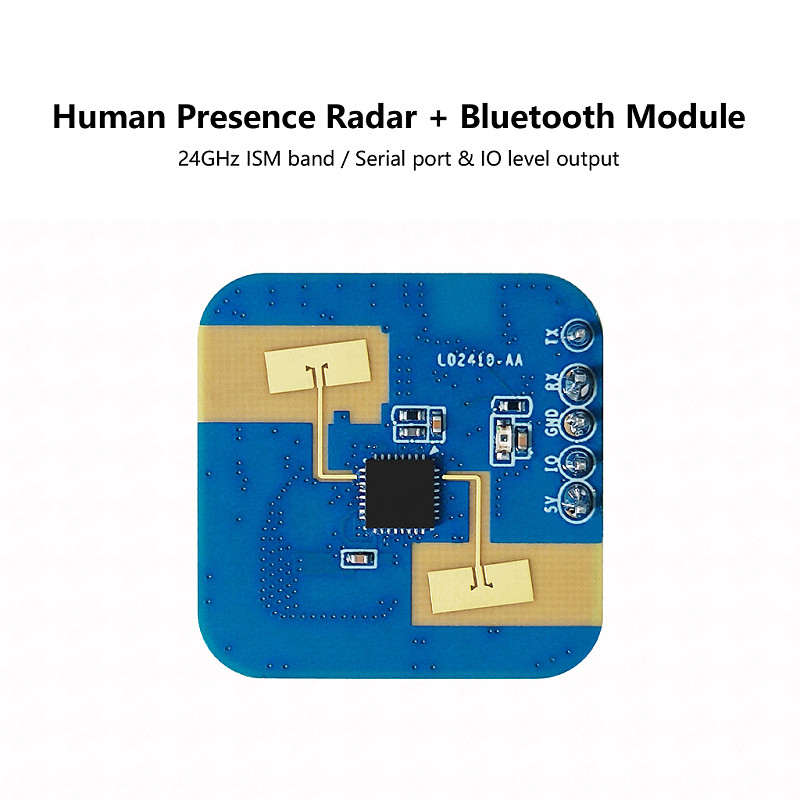 HI-LINK LD2410-AA 24GHz Human Presence Radar Sensor Module, Smart Induction Switch with Bluetooth