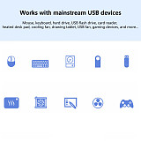 Acasis USB 3.2 Hub 16 Ports with Individual On/Off Switches, 10Gbps Data Transfer USB Splitter, USB-C Port Multi-Port Expansion Dock for Keyboard, Hard Drive, Phone Charging