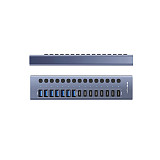 Acasis USB 3.2 Hub 16 Ports with Individual On/Off Switches, 10Gbps Data Transfer USB Splitter, USB-C Port Multi-Port Expansion Dock for Keyboard, Hard Drive, Phone Charging