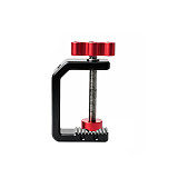 Metal Crab C-Clamp U Shape Mount Phone Clip, Magic Arm Universal Extension Bracket for Cell Phone Photography Vlog Shooting