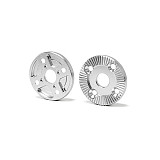 32mm Stainless Steel ARRI Gear Connector, ARRI Standard Gear Extension Adapter for DSLR Mirrorless Camera Photography Videography Handle Accessories