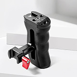 NATO Rail Quick Release Camera Side Handle Hand Grip with Top Carry Handle, Cold Shoe Expansion Bracket, Compatible with DJI Gimbal Stabilizer DSLR Mirrorless Camera 