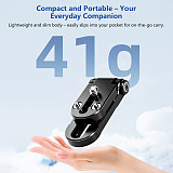 Foldable Mini L-Shaped Quick Release Plate Mount Base for Video Transmitter Monitor, 1/4 Inch Screw with Arri Locating Pin Photography Accessory