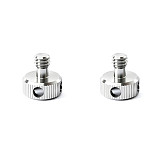 1/4 Inch Stainless Steel Knurled Camera Screw, Hand Tightening Fastening Screw for DSLR Camera Cage Side Handle Tripod Gimbal Mount Accessories