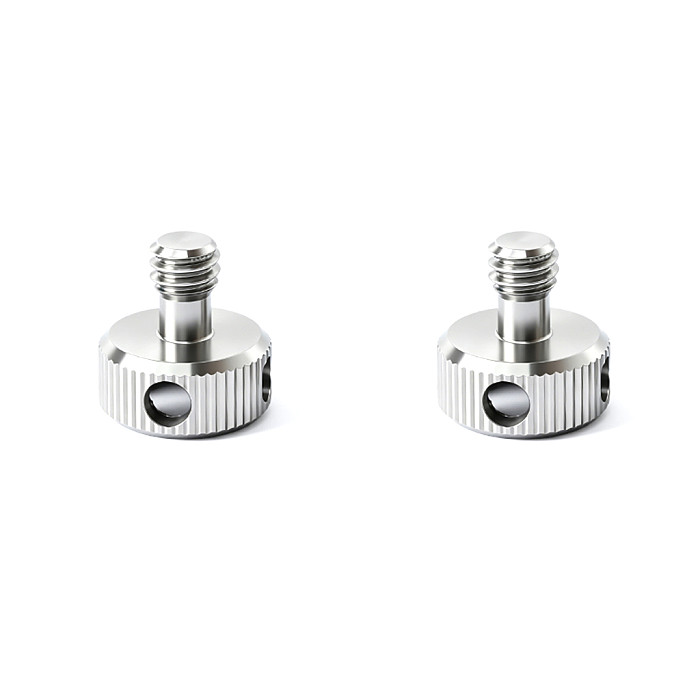 1/4 Inch Stainless Steel Knurled Camera Screw, Hand Tightening Fastening Screw for DSLR Camera Cage Side Handle Tripod Gimbal Mount Accessories