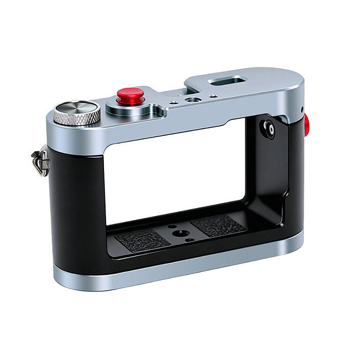 Aluminum Alloy Metal Camera Cage Frame Protective Housing, Anti-Drop Frame Case Compatible with DJI Action 5 Pro / 4 / 3 Action Cameras