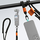 Colorful Braided Short Lanyard Wrist Strap, Anti-Lost Hand Strap for Phone, Camera, Keychain, Water Bottle, Bag Decorative Portable Wrist Rope
