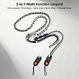 Vintage Braided Camera Strap Quick Release Buckle, Adjustable Extended Crossbody Neck Strap, Detachable Wrist Lanyard for Mirrorless & DSLR Cameras