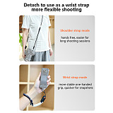 Vintage Braided Camera Strap Quick Release Buckle, Adjustable Extended Crossbody Neck Strap, Detachable Wrist Lanyard for Mirrorless & DSLR Cameras