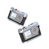 Aluminum Alloy Metal Camera Cage Frame Protective Housing, Anti-Drop Frame Case Compatible with DJI Action 5 Pro / 4 / 3 Action Cameras