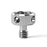 1/4 Inch Stainless Steel Knurled Camera Screw, Hand Tightening Fastening Screw for DSLR Camera Cage Side Handle Tripod Gimbal Mount Accessories