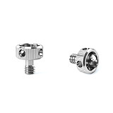 1/4 Inch Stainless Steel Knurled Camera Screw, Hand Tightening Fastening Screw for DSLR Camera Cage Side Handle Tripod Gimbal Mount Accessories