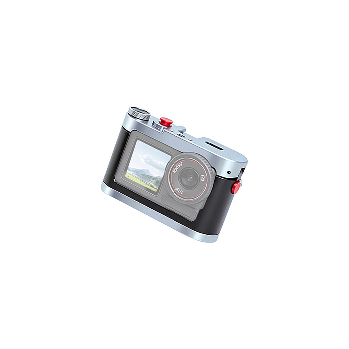 Aluminum Alloy Metal Camera Cage Frame Protective Housing, Anti-Drop Frame Case Compatible with DJI Action 5 Pro / 4 / 3 Action Cameras