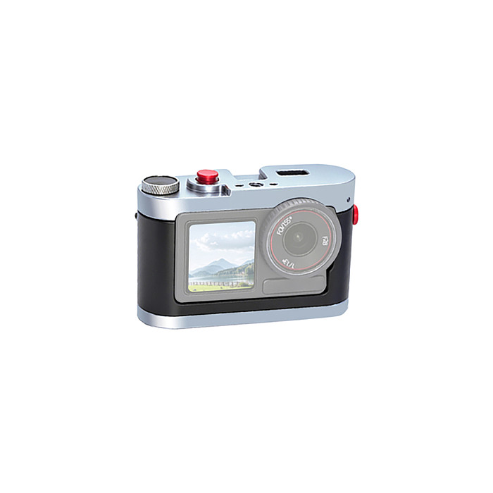 Aluminum Alloy Metal Camera Cage Frame Protective Housing, Anti-Drop Frame Case Compatible with DJI Action 5 Pro / 4 / 3 Action Cameras