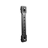 Metal Horizontal Cross Bar with Arri Locating Bracket, Dual Position Handheld Support Fit for DJI Pocket 3, Smartphone, DSLR & Mirrorless Cameras