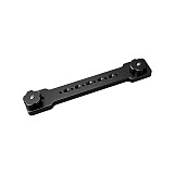 Metal Horizontal Cross Bar with Arri Locating Bracket, Dual Position Handheld Support Fit for DJI Pocket 3, Smartphone, DSLR & Mirrorless Cameras