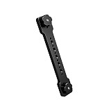 Metal Horizontal Cross Bar with Arri Locating Bracket, Dual Position Handheld Support Fit for DJI Pocket 3, Smartphone, DSLR & Mirrorless Cameras