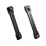 Metal Horizontal Cross Bar with Arri Locating Bracket, Dual Position Handheld Support Fit for DJI Pocket 3, Smartphone, DSLR & Mirrorless Cameras