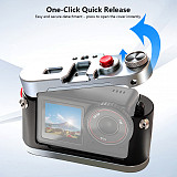 Aluminum Alloy Metal Camera Cage Frame Protective Housing, Anti-Drop Frame Case Compatible with DJI Action 5 Pro / 4 / 3 Action Cameras