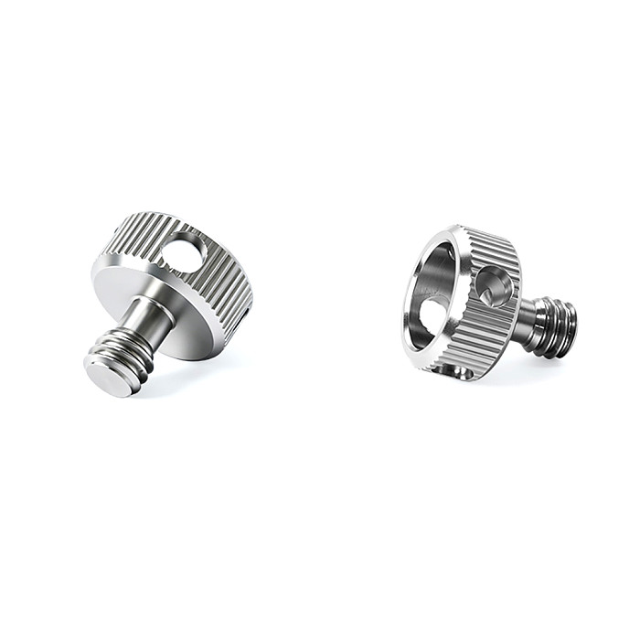 1/4 Inch Stainless Steel Knurled Camera Screw, Hand Tightening Fastening Screw for DSLR Camera Cage Side Handle Tripod Gimbal Mount Accessories