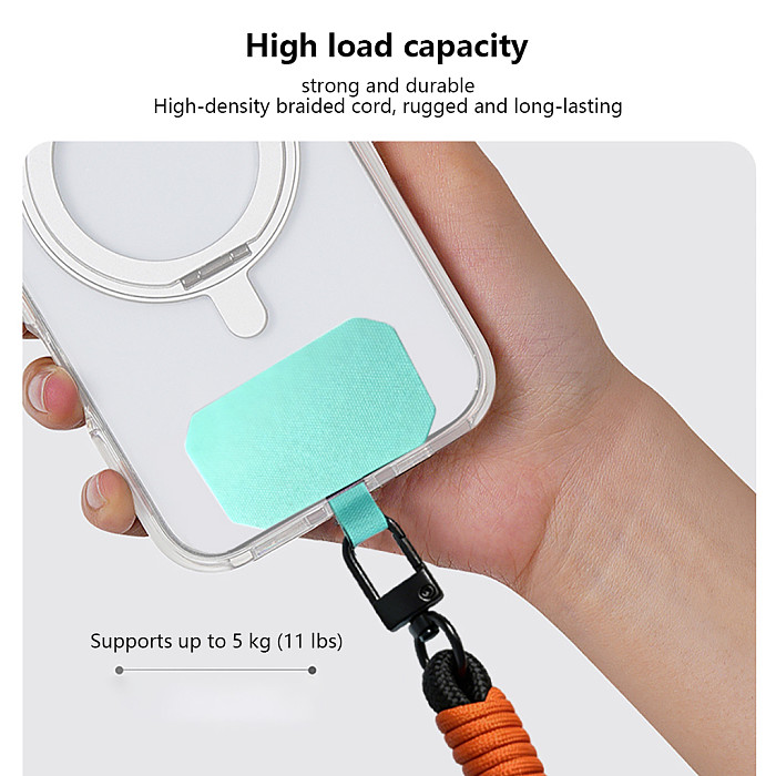 Colorful Braided Short Lanyard Wrist Strap, Anti-Lost Hand Strap for Phone, Camera, Keychain, Water Bottle, Bag Decorative Portable Wrist Rope