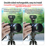 XT-XINTE Rechargeable 1/4 Screw Multi-Angle Adjustable Double-Sided Magnetic Quick Release Mount, Dual Side Magnetic Quick Detach Bracket for DJI Nano Action Camera