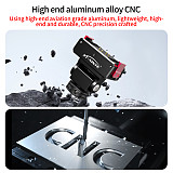 XT-XINTE Rechargeable 1/4 Screw Multi-Angle Adjustable Double-Sided Magnetic Quick Release Mount, Dual Side Magnetic Quick Detach Bracket for DJI Nano Action Camera