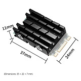 SR2108 M.2 2242 NVMe SSD Heatsink Solid State Drive Cooling Heat Sink Radiator