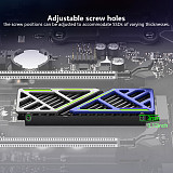 Portable M.2 SSD Heat Sink Fast Cooling Radiator for Gaming Mini PC