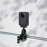 XT-XINTE Aluminum Alloy 22mm Ball Head  Mount with 1/4  Screw & Extension Port compatible with DJI Pocket 3/4 For GoPro FOR Insta360 X5 & Smartphone Clips