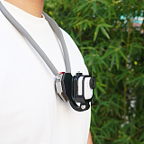 XT-XINTE Immersive Magnetic Neck Bracket & Extension Cage Kit Compatible with DJI Osmo Pocket 4/3, Hands-Free Vlog Neck Strap with  Silicone Neck Ring