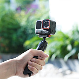 XT-XINTE 22mm Aluminum Ball Head, 1/4  Screw & Expansion Hole, ARRI-Standard Locating Mount for 1/4  Devices Compatible with DJI/Insta360/GOPRO Action Camera Fixed Expansion Accessories