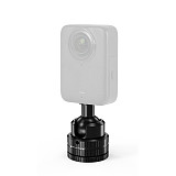 XT-XINTE 22mm Aluminum Ball Head, 1/4  Screw & Expansion Hole, ARRI-Standard Locating Mount for 1/4  Devices Compatible with DJI/Insta360/GOPRO Action Camera Fixed Expansion Accessories