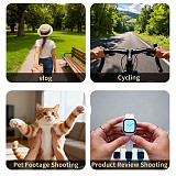 XT-XINTE Immersive Magnetic Neck Bracket & Extension Cage Kit Compatible with DJI Osmo Pocket 4/3, Hands-Free Vlog Neck Strap with  Silicone Neck Ring
