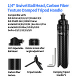 XT-XINTE 22mm Aluminum Ball Head, 1/4  Screw & Expansion Hole, ARRI-Standard Locating Mount for 1/4  Devices Compatible with DJI/Insta360/GOPRO Action Camera Fixed Expansion Accessories