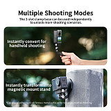 XT-XINTE Immersive Magnetic Neck Bracket & Extension Cage Kit Compatible with DJI Osmo Pocket 4/3, Hands-Free Vlog Neck Strap with  Silicone Neck Ring