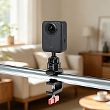 XT-XINTE 22mm Aluminum Ball Head, 1/4  Screw & Expansion Hole, ARRI-Standard Locating Mount for 1/4  Devices Compatible with DJI/Insta360/GOPRO Action Camera Fixed Expansion Accessories
