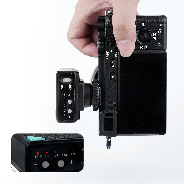 XT-XINTE Rechargeable DSLR Flash Type-C, Anti-Slip Matte Top, Universal Portable Outdoor Light