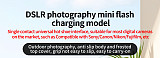 XT-XINTE Rechargeable DSLR Flash Type-C, Anti-Slip Matte Top, Universal Portable Outdoor Light