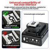 XT-XINTE Rechargeable DSLR Flash Type-C, Anti-Slip Matte Top, Universal Portable Outdoor Light
