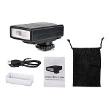 XT-XINTE Rechargeable DSLR Flash Type-C, Anti-Slip Matte Top, Universal Portable Outdoor Light