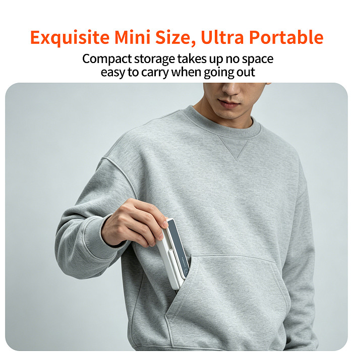XT-XINTE Portable Compatible-Bluetooth Phone Selfie Stick & Tripod, 100mm Foldable Vlog Stand  Anti-Shake Phone Stand