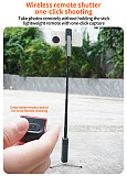 XT-XINTE Portable Compatible-Bluetooth Phone Selfie Stick & Tripod, 100mm Foldable Vlog Stand  Anti-Shake Phone Stand