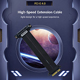 PCI-E X4 4.0 High-Speed Graphics Card Extension Cable Full speed DMA Connection Cable  PCIe interface Gen4 sound card network card 64Gbps