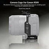 Aluminum Alloy Camera Cage  For Canon R50V Camera For Photography, Live Streaming Expansion