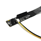 ADT-Link K42UC-BK M.2 NVMe to PCIe x4 Extender, PCIe 5.0 DMA Transfer Cable