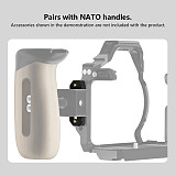 Suitable for Sony For Canon camera cage universal NATO quick installation slider universal sliding groove handle quick installation rail slider