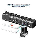 Aluminum Alloy 1/4 inch  Screw Interface ARRI-Standard Locating Handle For Camera Cage External Expansion Camera Accessory